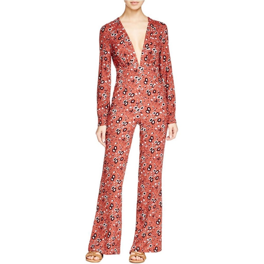Free people floral jumpsuit NWOT.